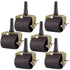Bed Casters, Heavy Capacity Bed Frame Wheels Rollers with Brakes for Replacement Parts, Set of 6 (6 Pcs)