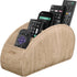 SITHON Remote Control Holder with 5 Compartments, PU Leather Caddy Desktop Organizer for TV, DVD, Blu-Ray Controllers
