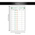 Generic (1) Guest Check Server Notepad with Egg Temperatures & Breakfast Modifiers: OE, OM, Scrambled, Poached, Premium