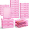 Dunzoom 25 Pcs Plastic Crayon Boxes with Lids, 4.53 x 3.35 x 1.1