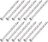 50Pcs Fence Deck Nails (51mmx3mm), 304 Stainless Steel Spiral Shank Deck Nail for House Repairing, Silver