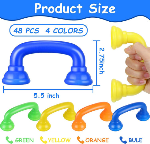 Shappy Supplies(48 Bulk Reading Phones for Classroom Auditory Feedback Phone Manipulatives for Preschool Children