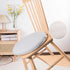 Greenjin 14" Round Bar Stool Cushion, Anti Slip Memory Foam Chair Cushion, Circle Stool Pad, Detachable Chair Pad