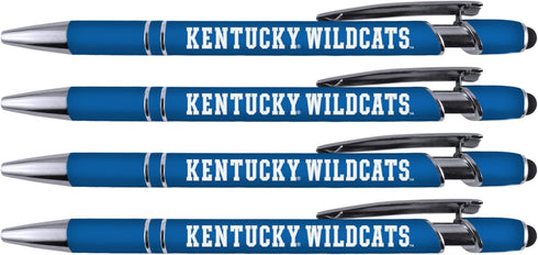 Kentucky Soft Touch Coated Metal Pen - 4 Pack (4001)
