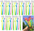 YYaaloa 32pcs Color Changing Tulip Flower Gel Ink Pens, Novelty Bulk for Birthday Party, School, Office Gifts (Tulip