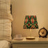 3 ALAZA Bedside Lamp Red Green Xmas Pattern Table Lamp for Bedroom Desk Lamp with USB Port LED Nightstand Color