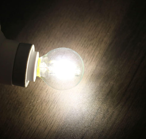 5-Pack S11 LED Bulbs E17 Intermediate Base, 40 Watt Equivalent, 5000K Daylight 4W for Bedside Lamp, Lava Lamps