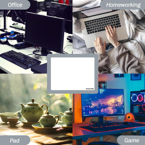 SYHITOU 15.711.8) Mousepad with Hard Surface for Gaming, Ultra Smooth Mouse Mat, Water-Resistant Mouse Pad Precision