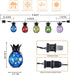 10 Bulbs Decor(10FT Vigdur Pineapple String Lights - Outdoor Patio Lights Plug in with Pineapple Connectable, Indoor