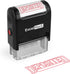 ExcelMark DEPOSITED Self-Inking Rubber Stamp with Red Ink