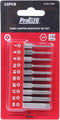 TORX Tamper Resistant Bits, Security TORX Bits (T7-T40), 50mm, 10-Pieces, High Grade S2 Steel