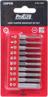 TORX Tamper Resistant Bits, Security TORX Bits (T7-T40), 50mm, 10-Pieces, High Grade S2 Steel