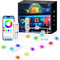 KISUFU 50FT Permanent Outdoor Lights for House, 24V RGB+IC Smart Outside Lights