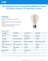 Feit Electric LED Clear A19 Light Bulb - 60W Equivalent - 810 Lumen - 3000K Bright White - Dimmable | 4-Pack