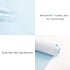 Waterproof PVC Leather Non-Slip Desk Pad, Ultra Thin Large Mouse Pad, Easy Clean Laptop Desk Mat (Sky Blue, 35.4" x 17")