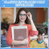 Yeaqee 50 Pcs Poly Envelopes, Clear File Folders with Snap Button Closure, US Letter A4 Size, Label Pocket