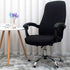Melaluxe Universal Stretch Office Chair Cover, Computer Chair Slipcovers (Size: L) - Black