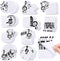 Yeaqee 40 Pads Music Themed Sticky Notes, 1200 Sheets, Funny Sticky Notes for Music Teacher Appreciation Gift