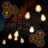 Dimmable Vintage Edison LED Bulb, Antique 40W Equivalent, E26 Light Bulb, 400 Lumens Warm White 2700K, Pack of 6