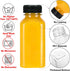 6pcs 8oz Moretoes Plastic Juice Bottles with Caps, Clear Empty Reusable Water Bottles, Disposable Beverage Containers