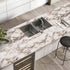Decoroom 17.71"x118" Marble Contact Paper for Countertops Glossy Peel and Stick Granite Marble Wallpaper for Kitchen and Bathroom Cabinets Vinyl Film Self Adhesive Removable by Decoroom