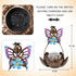 Afirst Solar Lights Outdoor, Solar Fairy Lotus Lamp Garden Decor Metal Crackle Glass Decorative Ball Waterproof