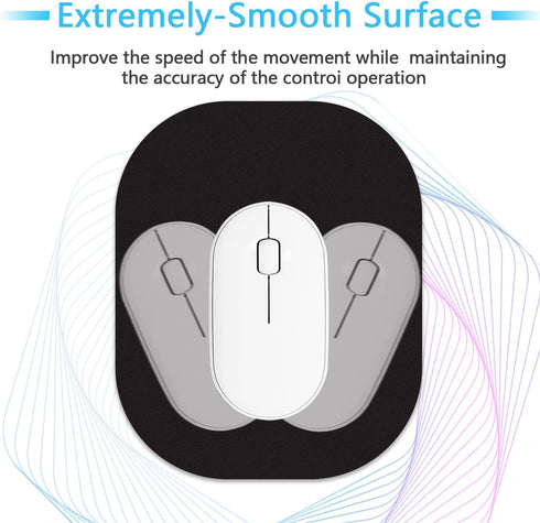 CJYRHFY 6 7 InchMini Small Mouse Pad x Mouse Pad Thick for Laptop Wireless Mouse Home Office Travelwith Non-Slip Rubber