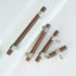 3.5" (1, 3.5" Wood Drawer Pull Handle Dresser Knob Pulls Walnut Cabinet Pull Knobs Cupboard Furniture Hardware Hole