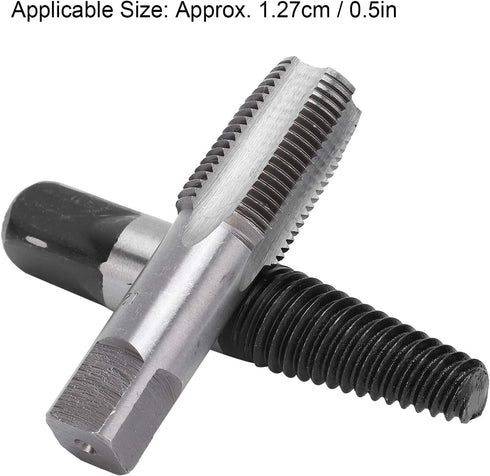 Garosa Pipe Tap Set Broken Pipe Extractor 1/2 inch Thread Broken Remover Tools High Carbon Steel Water Pipe Screw Extractor Set Home Water Pipe Repair Kit