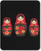 Generic Russian Nesting Dolls Funny Gaming Mousepad Rubber Base Computer Desk Mat for