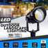 12W 3- 3000K (2 Packs) SUNVIE Outdoor Landscape LED Lighting Waterproof Garden Lights COB Led Spotlights with Spiked