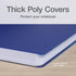 Oxford Poly Spiral Notebooks, Small 5.7" x 8.5" Book, Thick Poly Cover, White Paper, College Rule, 80 Sheets/160 Pages, Jewel Tones, 4 Pack (69720) by Oxford