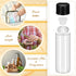 80 Pcs Clear Glass Sample Vial Bottles with Screw Caps, Plastic Stopper, Leakproof for Oil Aromatherapy (7 ml)
