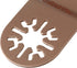 CNBTR 5Pcs Universal Carbide Oscillating Finger Sanding Pad for Grinding Stone, Oscillating Tool