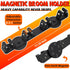 4 Magnetic Broom Holder Rack,Strong Magnetic Mount Mop Holder Racks for Cleaning Tools,Non-slip Magnetic Tool Holder