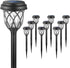 EXCMARK 10 Pack Solar Lights Outdoor Garden Pathway Solar Powered Yard Lights