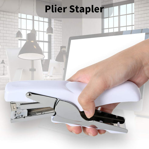 Stapler with 1000 Staples, Plier Stapler, Save 60% Power, Good for Stapling at Home, School, or Warehouse