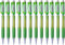 Pentel Cometz Automatic Pencil, 0.9mm, Light Green Barrel, Box of 12 (AX119K)