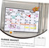 NUOBESTY Magnetic Whiteboard Message Board, Rewritable Poster Board, Magnetic Dry Erase Calendar for Fridge