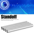 4PCs Aluminum Standoffs Round Tube Extension Support, M4 x 0.7mm Female Threads, Robotics Accessories