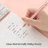 Cute 6 Pcs Rose Gold Metal Ballpoint Pens, 1.0mm Medium Point Black Ink, Office and School Supplies Gifts for Women