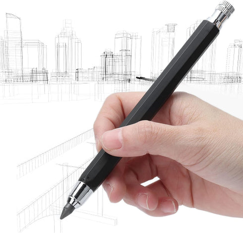 Fdit Automatic Pencil Refill Size Active Pen 5.6Mm Pencils Activity Pen Steel Color Pencil Colour Pencil Metal Coloring Pencil Steelware Mechanical Pencil Leads