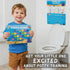 SCRTJSER Set, Best Potty Training Sticker Chart with Stickers Toddler Potty Chart Sticker Potty Training Sticker