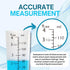 4oz Graduated Cylinder - Heat & Chemical Resistant, Multipurpose Measuring Cylinder, 5 Pack with Measurements