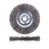 6 Inch Wire Wheel for Bench Grinder, Coarse Crimped Wire 0.012-Inch, 1PC with 1/2'' and 5/8'' Arbor Hole