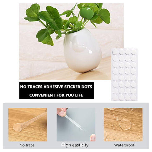 Double Sided Adhesive Stick Dots, Mounting Putty Stick Tack for Wall Hanging Crafts, Clean Removable Party Decorations