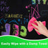 YullTaiy 1mm (10 Liquid Chalk Markers for Acrylic Calendar Planning Board, Dry Erase Board Whiteboard, Glass, Mirror