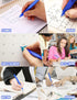 Erasable Gel Pens 0.7mm, KERIFI Blue Heat Erasable Fine Point Ballpoint Pens, Gel Ink Pens with Eraser
