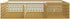 Martha Stewart Ryder Gold Mesh Metal Desk Drawer Organizer, 6 Compartment for Accessories and Office Supplies