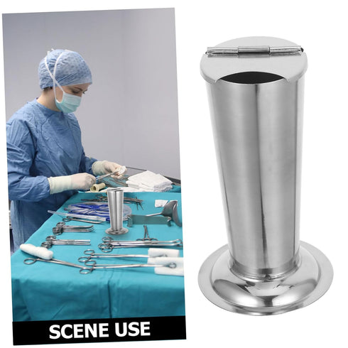 KOMBIUDA Shaped Sterilizer Jar for Forceps Storage for Beauty Salons and Laboratories Easy to Clean and Space Saving